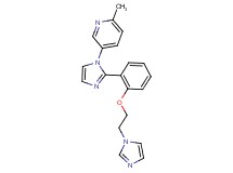 5-(2-{2-[2-(1H-imidazol-1-yl)ethoxy]phenyl}-1H-imidazol-1-yl)-2-methylpyridine