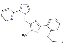 2-(1-{[2-(2-ethoxyphenyl)-5-methyl-1,3-oxazol-4-yl]methyl}-1H-imidazol-2-yl)pyridine