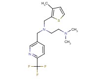 N,N-dimethyl-N'-[(3-methyl-2-thienyl)methyl]-N'-{[6-(trifluoromethyl)pyridin-3-yl]methyl}ethane-1,2-diamine