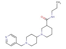 N-propyl-1'-(pyridin-4-ylmethyl)-1,4'-bipiperidine-3-carboxamide