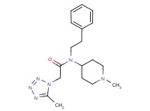 N-(1-methyl-4-piperidinyl)-2-(5-methyl-1H-tetrazol-1-yl)-N-(2-phenylethyl)acetamide