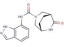(1R*,5S*)-N-1H-indazol-7-yl-7-oxo-3,6-diazabicyclo[3.2.2]nonane-3-carboxamide