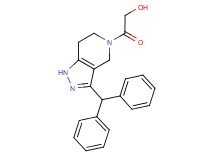 2-[3-(diphenylmethyl)-1,4,6,7-tetrahydro-5H-pyrazolo[4,3-c]pyridin-5-yl]-2-oxoethanol