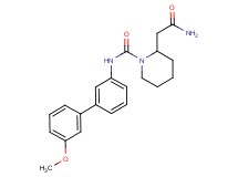 2-(2-amino-2-oxoethyl)-N-(3'-methoxybiphenyl-3-yl)piperidine-1-carboxamide
