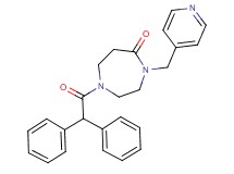 1-(diphenylacetyl)-4-(4-pyridinylmethyl)-1,4-diazepan-5-one