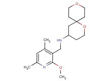 1,9-dioxaspiro[5.5]undec-4-yl[(2-methoxy-4,6-dimethylpyridin-3-yl)methyl]amine