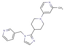 2-methyl-4-{4-[1-(pyridin-3-ylmethyl)-1H-imidazol-2-yl]piperidin-1-yl}pyridine