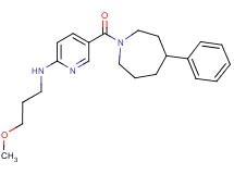 N-(3-methoxypropyl)-5-[(4-phenyl-1-azepanyl)carbonyl]-2-pyridinamine