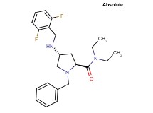 (4R)-1-benzyl-4-[(2,6-difluorobenzyl)amino]-N,N-diethyl-L-prolinamide