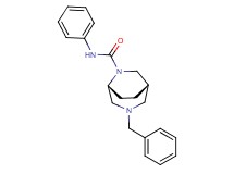 (1S*,5R*)-3-benzyl-N-phenyl-3,6-diazabicyclo[3.2.2]nonane-6-carboxamide