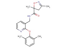 N-{[2-(2,6-dimethylphenoxy)pyridin-3-yl]methyl}-3,5-dimethyl-4,5-dihydroisoxazole-5-carboxamide