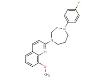 2-[4-(4-fluorophenyl)-1,4-diazepan-1-yl]-8-methoxyquinoline