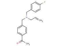 1-(4-{[allyl(4-fluorobenzyl)amino]methyl}phenyl)ethanone