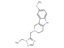 2-[(1-ethyl-1H-1,2,4-triazol-5-yl)methyl]-8-methoxy-2,3,4,5-tetrahydro-1H-pyrido[4,3-b]indole