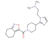 N,N-dimethyl-2-{2-[1-(4,5,6,7-tetrahydro-2,1-benzisoxazol-3-ylcarbonyl)piperidin-4-yl]-1H-imidazol-1-yl}ethanamine