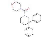4-[(3,3-diphenylpiperidin-1-yl)carbonyl]morpholine