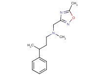 N-methyl-N-[(5-methyl-1,2,4-oxadiazol-3-yl)methyl]-3-phenylbutan-1-amine