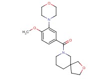 7-(4-methoxy-3-morpholin-4-ylbenzoyl)-2-oxa-7-azaspiro[4.5]decane