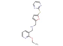 1-(2-ethoxypyridin-3-yl)-N-{[5-(pyrimidin-2-ylthio)-2-furyl]methyl}methanamine