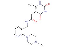 2-(6-methyl-2,4-dioxo-1,2,3,4-tetrahydropyrimidin-5-yl)-N-{[2-(4-methylpiperazin-1-yl)pyridin-3-yl]methyl}acetamide