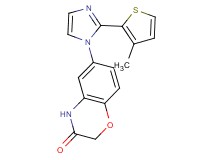 6-[2-(3-methyl-2-thienyl)-1H-imidazol-1-yl]-2H-1,4-benzoxazin-3(4H)-one