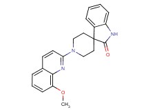 1'-(8-methoxyquinolin-2-yl)spiro[indole-3,4'-piperidin]-2(1H)-one