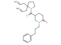 5-[(2,2-diallyl-1-pyrrolidinyl)carbonyl]-1-(3-phenylpropyl)-2-piperidinone