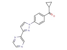 cyclopropyl[4-(3-pyrazin-2-yl-1H-pyrazol-1-yl)phenyl]methanone