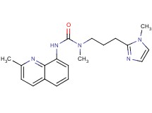 N-methyl-N-[3-(1-methyl-1H-imidazol-2-yl)propyl]-N'-(2-methylquinolin-8-yl)urea acetate