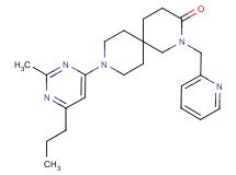 9-(2-methyl-6-propylpyrimidin-4-yl)-2-(pyridin-2-ylmethyl)-2,9-diazaspiro[5.5]undecan-3-one