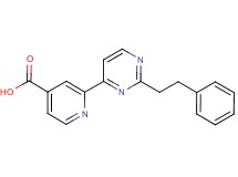 2-[2-(2-phenylethyl)pyrimidin-4-yl]isonicotinic acid