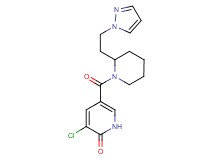 3-chloro-5-({2-[2-(1H-pyrazol-1-yl)ethyl]piperidin-1-yl}carbonyl)pyridin-2(1H)-one
