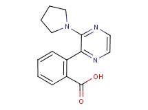 2-(3-pyrrolidin-1-ylpyrazin-2-yl)benzoic acid