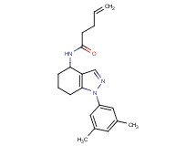 N-[1-(3,5-dimethylphenyl)-4,5,6,7-tetrahydro-1H-indazol-4-yl]-4-pentenamide