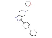 3-biphenyl-4-yl-5-(tetrahydrofuran-2-ylmethyl)-4,5,6,7-tetrahydro-1H-pyrazolo[4,3-c]pyridine