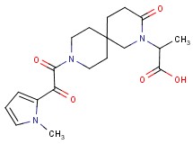 2-{9-[(1-methyl-1H-pyrrol-2-yl)(oxo)acetyl]-3-oxo-2,9-diazaspiro[5.5]undec-2-yl}propanoic acid