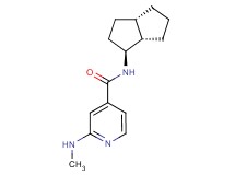 2-(methylamino)-N-[(1S*,3aS*,6aS*)-octahydropentalen-1-yl]isonicotinamide