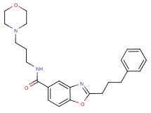 N-[3-(4-morpholinyl)propyl]-2-(3-phenylpropyl)-1,3-benzoxazole-5-carboxamide