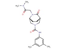 (1S*,5R*)-6-[2-(dimethylamino)-2-oxoethyl]-N-(3,5-dimethylphenyl)-7-oxo-3,6-diazabicyclo[3.2.2]nonane-3-carboxamide