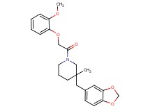 3-(1,3-benzodioxol-5-ylmethyl)-1-[(2-methoxyphenoxy)acetyl]-3-methylpiperidine