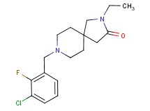 8-(3-chloro-2-fluorobenzyl)-2-ethyl-2,8-diazaspiro[4.5]decan-3-one