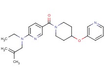N-ethyl-N-(2-methyl-2-propen-1-yl)-5-{[4-(3-pyridinyloxy)-1-piperidinyl]carbonyl}-2-pyridinamine