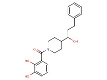 3-{[4-(1-hydroxy-3-phenylpropyl)-1-piperidinyl]carbonyl}-1,2-benzenediol