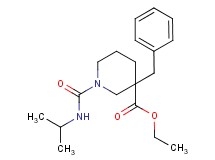 ethyl 3-benzyl-1-[(isopropylamino)carbonyl]-3-piperidinecarboxylate