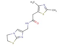 N-(2,3-dihydroimidazo[2,1-b][1,3]thiazol-6-ylmethyl)-2-(2,4-dimethyl-1,3-thiazol-5-yl)acetamide