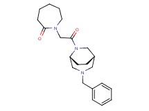 1-{2-[(1S*,5R*)-3-benzyl-3,6-diazabicyclo[3.2.2]non-6-yl]-2-oxoethyl}-2-azepanone