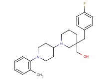 [3-(4-fluorobenzyl)-1'-(2-methylphenyl)-1,4'-bipiperidin-3-yl]methanol