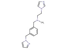 2-(1H-imidazol-1-yl)-N-methyl-N-[3-(1H-pyrazol-1-ylmethyl)benzyl]ethanamine
