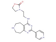 3-{2-[(2-pyridin-4-yl-6,7,8,9-tetrahydro-5H-pyrimido[4,5-d]azepin-4-yl)amino]ethyl}-1,3-oxazolidin-2-one