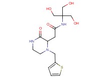 N-[2-hydroxy-1,1-bis(hydroxymethyl)ethyl]-2-[3-oxo-1-(2-thienylmethyl)-2-piperazinyl]acetamide